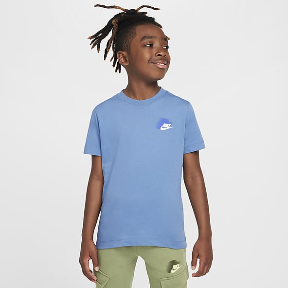Boys blue nike shirt shop